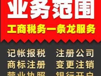 江岸區百步亭專業注冊公司、工商執照及財務記賬代賬服務